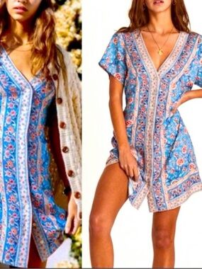 Arnhem Bella Rosa Mini Dress in Olympia